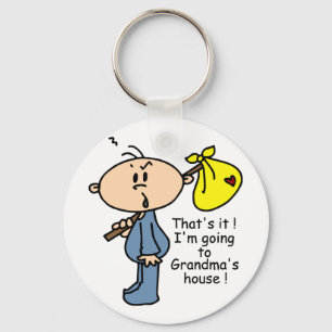 Grandma's House Baby (BLUE) Key Ring