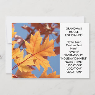 GRANDMA'S HOUSE DINNER Invitations Holiday Cards