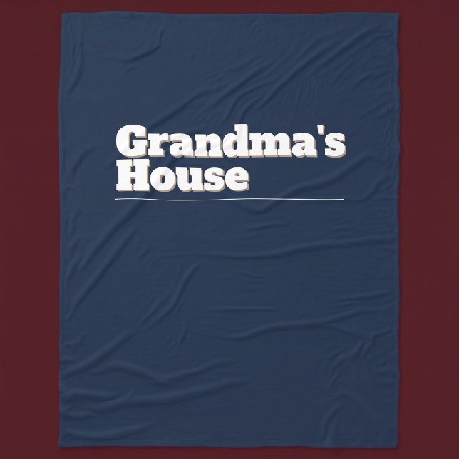 Grandma's House Fleece Blanket (Creator Uploaded)