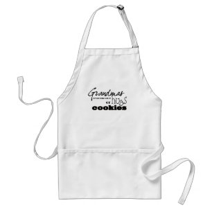 Grandmas hugs or cookies standard apron