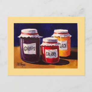 Grandma's Jelly Jars Post Card