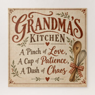 Grandma's Kitchen Jigsaw Puzzle