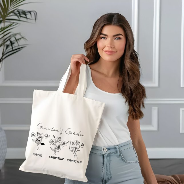 Grandma's Kitchen Kid Wildflower Mothers day gift  Tote Bag (Creator Uploaded)