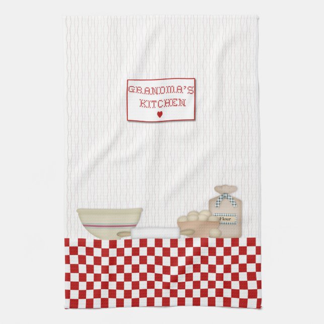 Grandma's Kitchen Kitchen Towel (Vertical)