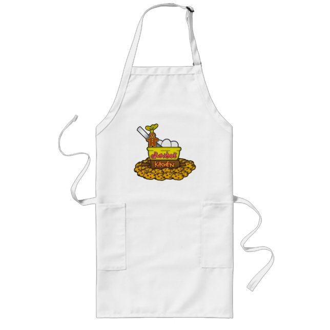 Grandma's Kitchen Long Apron (Front)
