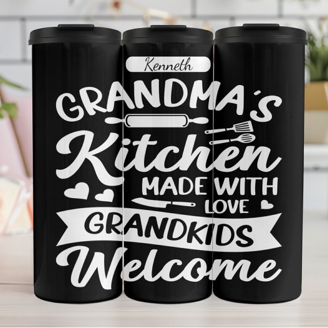 Grandma's Kitchen: Love and Grandkids Thermal Tumbler (Creator Uploaded)