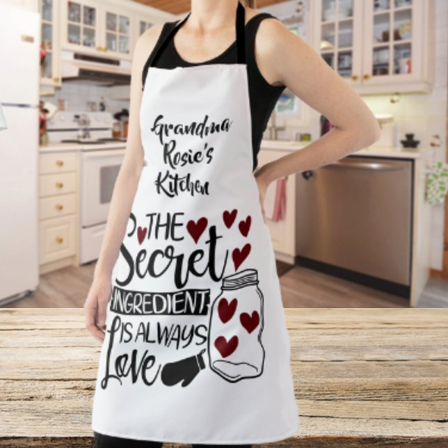 Grandma's Kitchen | Secret Ingredient is Love Apron (Creator Uploaded)