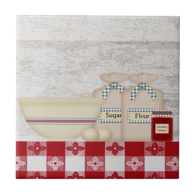 Grandma's Kitchen Tile (Front)