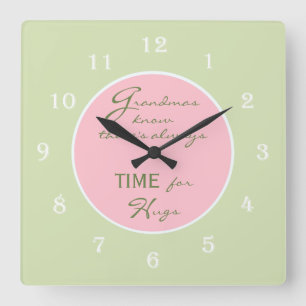 Grandmas Know there's always Time Wall Clock