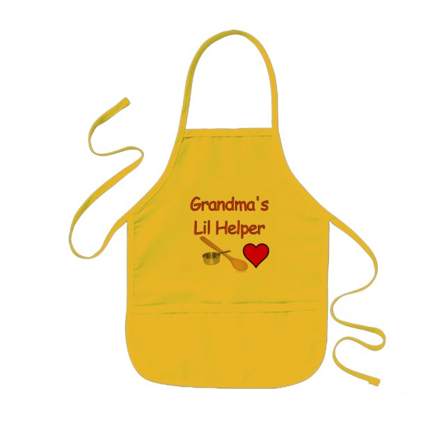 Grandma's Lil Helper Kids Apron (Front)