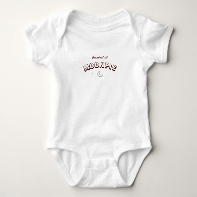Grandma's lil moonpie baby bodysuit (Front)
