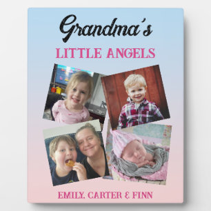 Grandma's Little Angels   Photo Gift Plaque