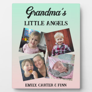Grandma's Little Angels   Photo Gift Plaque