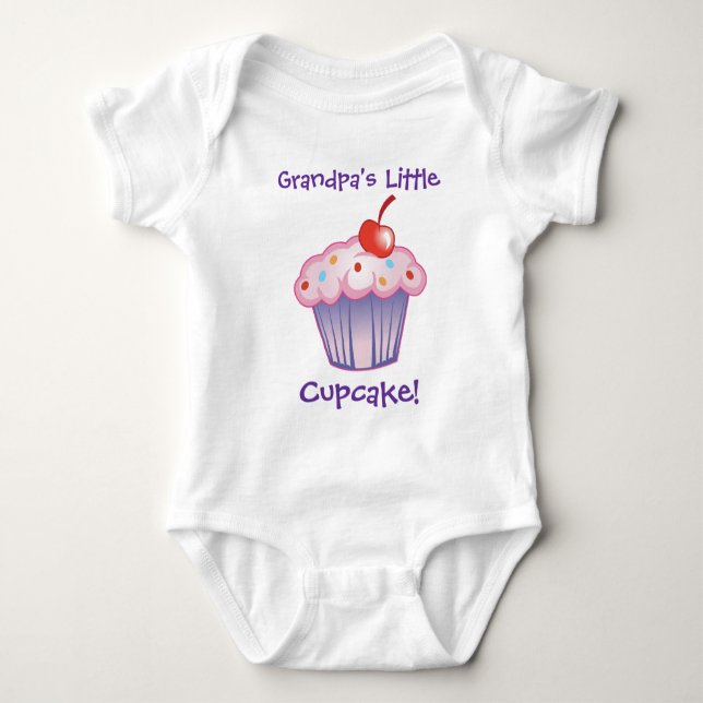 Grandma's Little Cupcake Baby Bodysuit (Front)