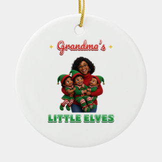 Grandma's Little Elves Christmas Ornament