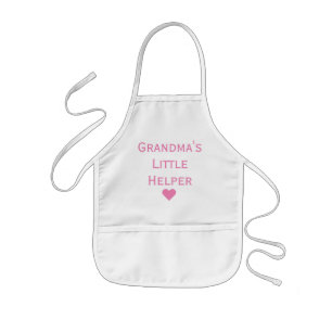Grandma's Little Helper Grandkids Kids' Apron