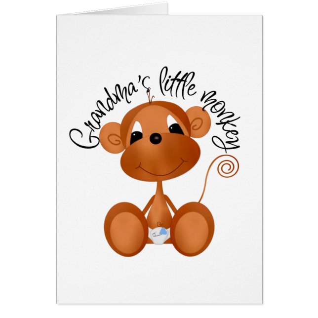 Grandma's Little Monkey - Boy Tshirts and Gifts (Front)