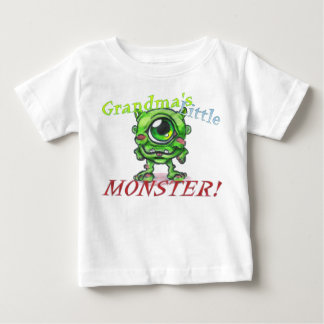 Grandma's Little Monster Baby Shirt