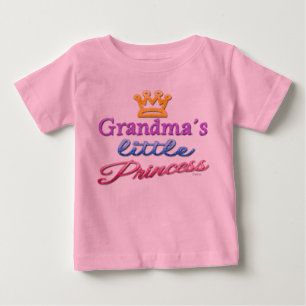 Grandma's Little Princess Baby Toddler T-Shirt
