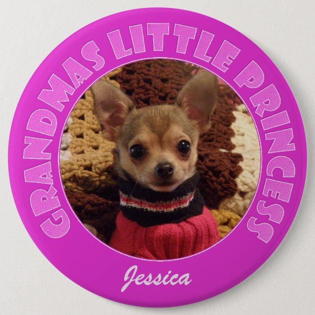 Grandmas Little Princess Button (Front)