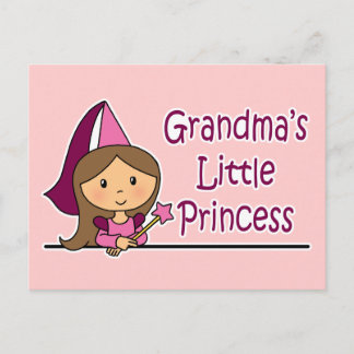 Grandma's Little Princess Postcard