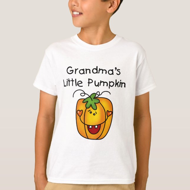 Grandma's Little Pumpkin T-shirts and gifts (Front)