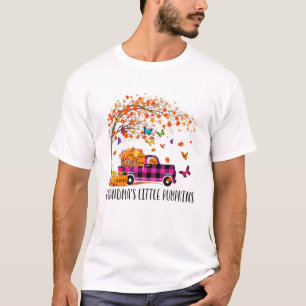 Grandma's Little Pumpkins Grandma Fall Autumn Than T-Shirt