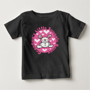 Grandma's Little Snuggle Bunny Baby T-Shirt