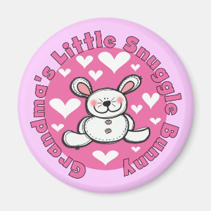 Grandma's Little Snuggle Bunny Magnet