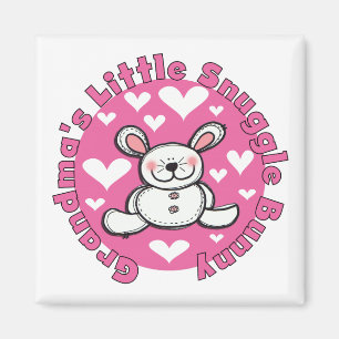 Grandma's Little Snuggle Bunny Magnet
