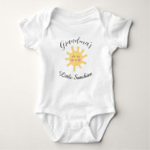 Grandma's Little Sunshine Baby Bodysuit