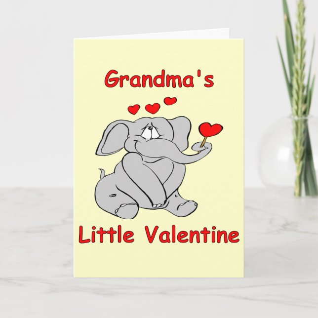 Grandma's Little Valentine Holiday Card (Front)