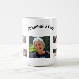 Grandma's Love 9 family photos Coffee Mug