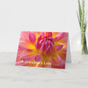 GRANDMA'S LOVE Best Gift of All! Dahlia Gift Card