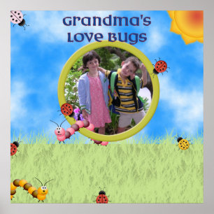 Grandma's Love Bugs Poster