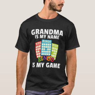 Grandmas Lucky Bingo Player Love Caller Card T-Shirt
