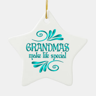 Grandmas Make Life Special Ceramic Tree Decoration