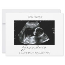 Grandma's New Grandbaby Ultrasound Announcement