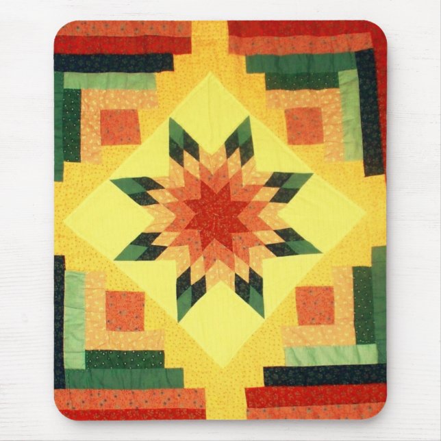 Grandma's Quilt Mouse Mat (Front)