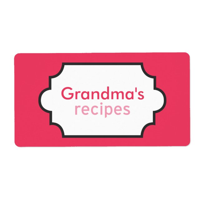 Grandma's Recipes Collection (Front)