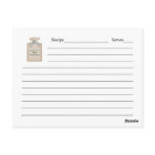 Grandma's Secret Recipes Recipe Card