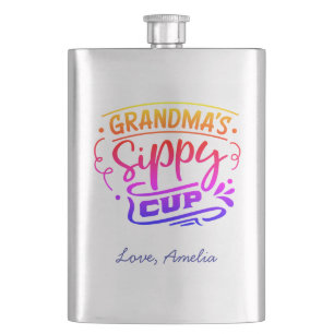Grandma's sippy cup funny flask