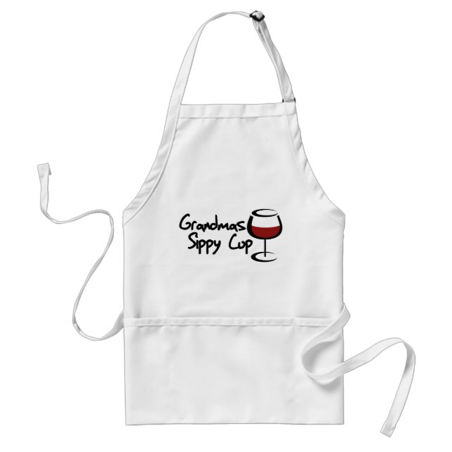 Grandmas sippy cup standard apron (Front)