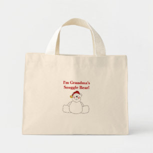 Grandma's Snuggle Bear Tshirts and Gifts Mini Tote Bag