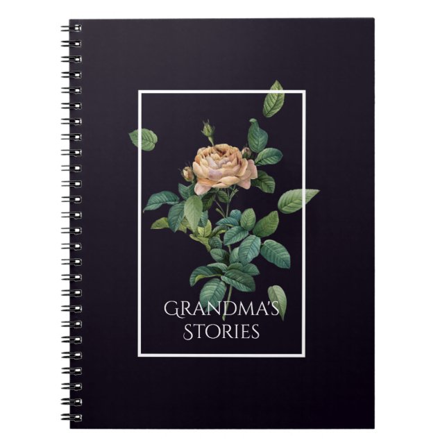 Grandma's Stories Family History Notebook (Front)