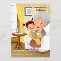 Grandma's Stories Grandparents Day Invitation