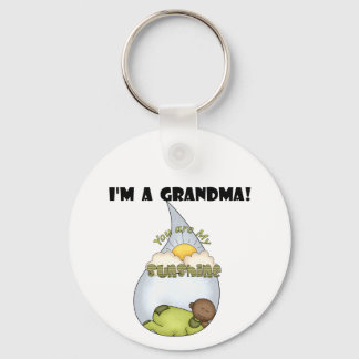 Grandma's Sunshine-African American Boy Key Ring