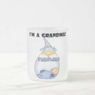 Grandma's Sunshine-Boy T-shirts and Gifts Frosted Glass Coffee Mug
