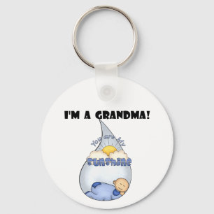 Grandma's Sunshine-Boy T-shirts and Gifts Key Ring