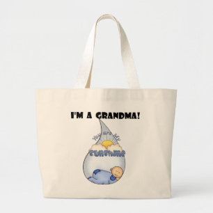 Grandma's Sunshine-Boy T-shirts and Gifts Large Tote Bag
